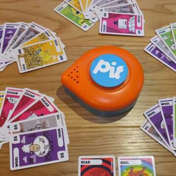 Hasbro Pit Card Game - Frenzied Family Fun for 3-8 Players Ages 6 and Up