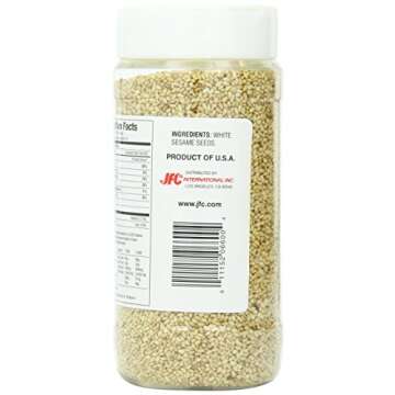 JFC INTERNATIONAL SESAME SEED WHT RSTD