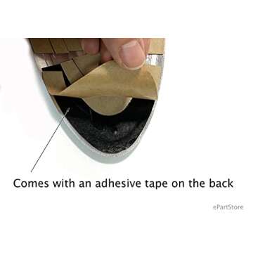 5 inch Overlay Tailgate Metal Emblem Compatible with Ford Bronco Sport (Black, 5")