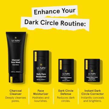 Lumin Men's Dark Circle Defense Balm - Anti-Aging Eye Cream