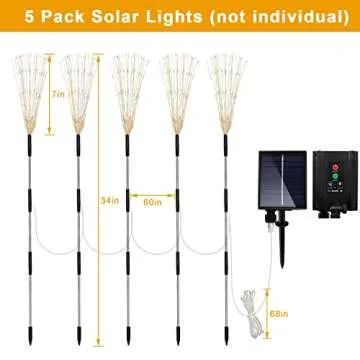 Illuminate Your Outdoors with Solar Firework Garden Lights