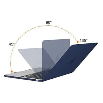 MOSISO MacBook Air 13 inch Case with Accessories Navy Blue