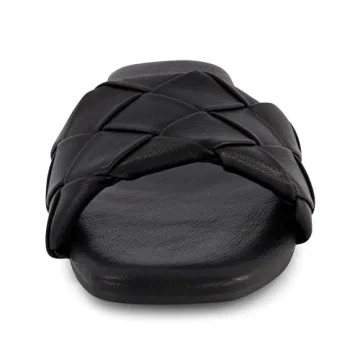 CUSHIONAIRE Stylish Vegan Sandals with Memory Foam Comfort