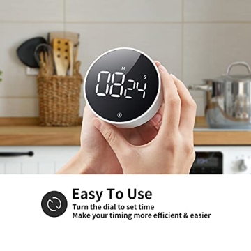 VOCOO Easy to Use Digital Kitchen Timer with Loud Alarm