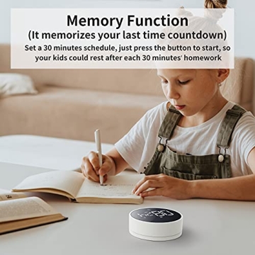 VOCOO Easy to Use Digital Kitchen Timer with Loud Alarm