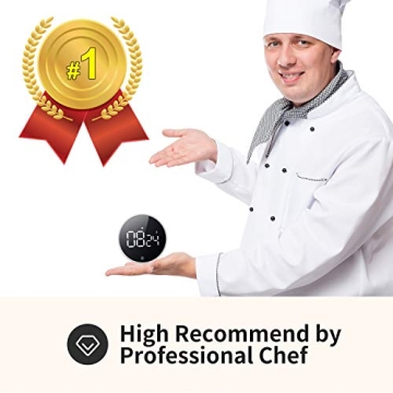 VOCOO Easy to Use Digital Kitchen Timer with Loud Alarm