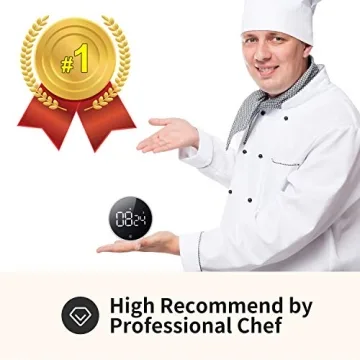 VOCOO Easy to Use Digital Kitchen Timer with Loud Alarm