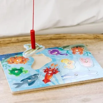 Melissa & Doug Magnetic Fishing Game for Kids