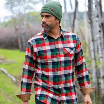 Men's Buck Camp Flannel Shirt - Legendary Whitetails