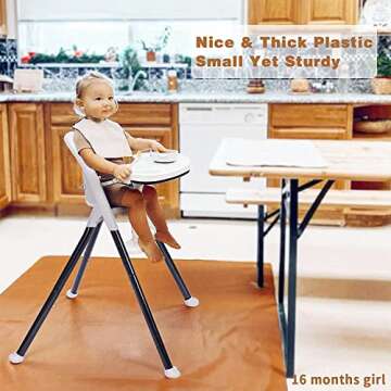 Compact 3-in-1 Folding High Chair for Babies and Toddlers