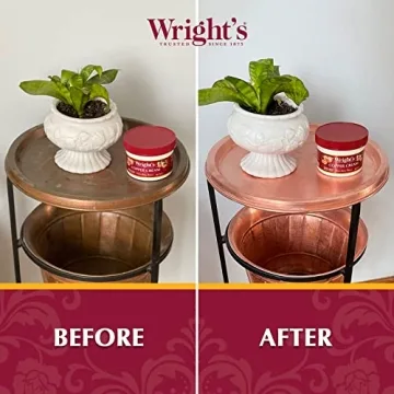 Wright's Copper and Brass Cleaner - Instant Shine with Ease
