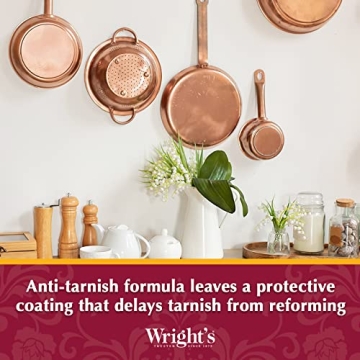 Wright's Copper and Brass Cleaner - Instant Shine with Ease