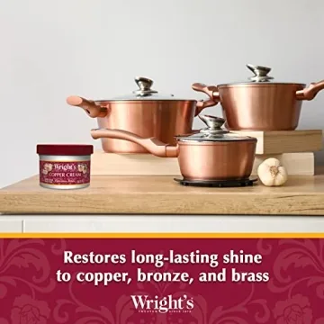 Wright's Copper and Brass Cleaner - Instant Shine with Ease