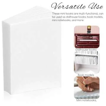 IMIKEYA Miniature Books for Dollhouses - 50 Pcs Set