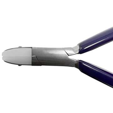 5-3/4" Thin Nose Nylon Jaw Wire Straightening Jewelry Making Pliers