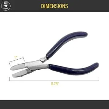 5-3/4" Thin Nose Nylon Jaw Wire Straightening Jewelry Making Pliers