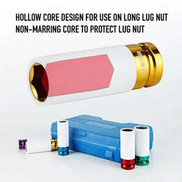 Shop CARTMAN 5 Piece Deep Impact Socket Set