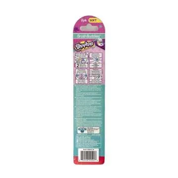 Brush Buddies 2 Piece Shopkins Toothbrush - Fun and Gentle for Kids