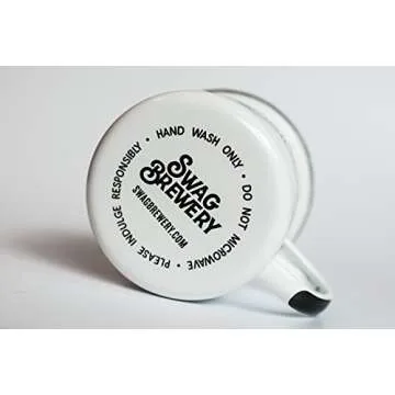 PROBABLY BEER | Enamel Coffee Mug | Funny Home Bar Gift for Beer Lovers, Homebrewers, Men, and Women | Cool Cup for the Office, Kitchen, Campfire, and Travel