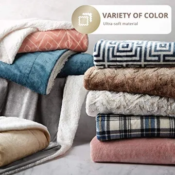 Hyde Lane Sherpa Throw Blanket | Cozy Fleece for Everyone
