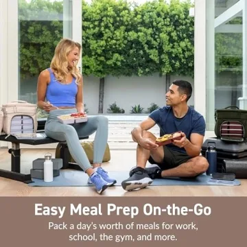 Bentgo Prep Deluxe Insulated Lunch Bag - Holds 5 Meals, Durable, Stylish