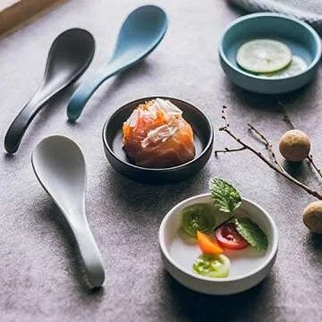 Ceramic Dipping Dishes - Set of 6 Stylish Serving Bowls