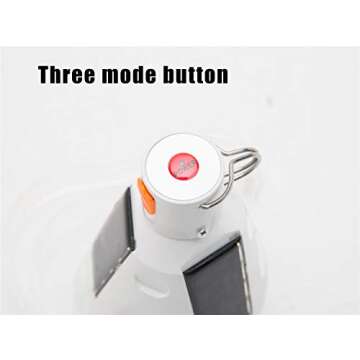 LED Fubayion 12W Solar Light Bulb 6500K Portable Solar Emergency Bulb Waterproof 3 Lighting Modes USB Rechargeable Solar Power Bulb for Power Outage Failure,Camping,Hiking,Outdoor (2pack)