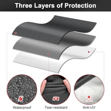 LBTING 40 Inch Heavy Duty Waterproof Grill Cover for BBQ