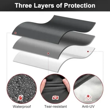 LBTING 40 Inch Heavy Duty Waterproof Grill Cover for BBQ