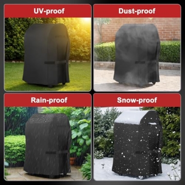 LBTING 40 Inch Heavy Duty Waterproof Grill Cover for BBQ