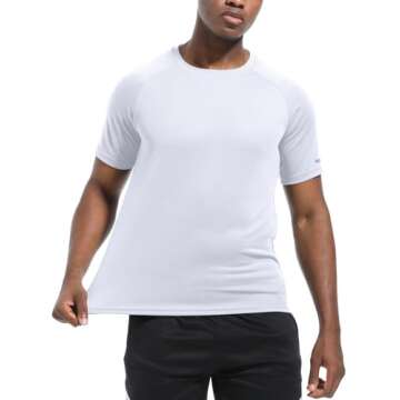 Boyzn Men's Moisture Wicking Workout Shirts - 3 Pack