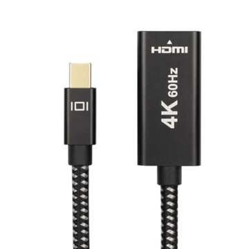 zimaboard Mini DisplayPort Male to HDMI Female Cable 4K 60Hz