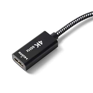 zimaboard Mini DisplayPort Male to HDMI Female Cable 4K 60Hz