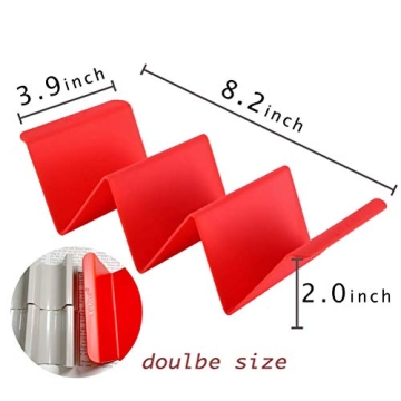 Colorful Taco Holder Stands - Set of 6 for Easy Taco Nights