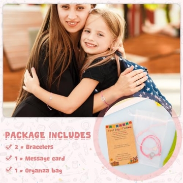 EOBOH Kindergarten Mommy and Me Bracelet Set for School