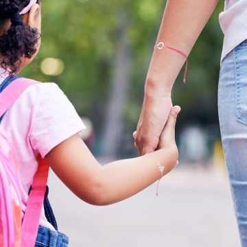 EOBOH Kindergarten Mommy and Me Bracelet Set for School