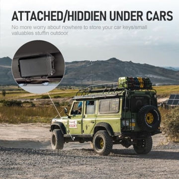 Durable Magnetic Key Holder 2PCS Waterproof Outdoor