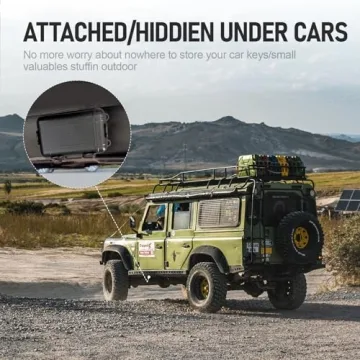 Durable Magnetic Key Holder 2PCS Waterproof Outdoor