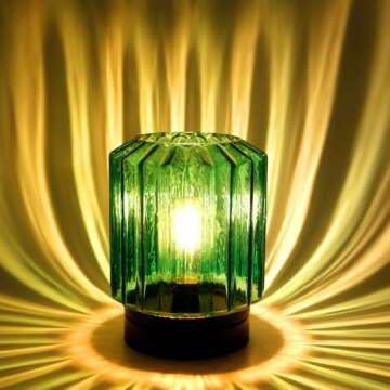 Elegant Battery Operated Table Lamp with USB for Events