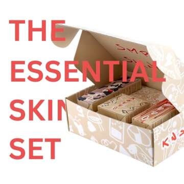 KNSPO The Essential Pack - Korean Skincare Set with Face Wash, Toner for Face and Face Moisturizer - Suitable for All Skin Types - 3 pc