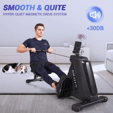 DMASUN Magnetic Rower - Quiet, Durable, and Efficient