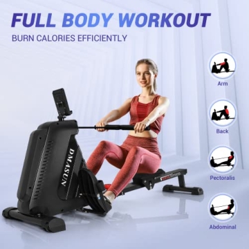 DMASUN Magnetic Rower - Quiet, Durable, and Efficient