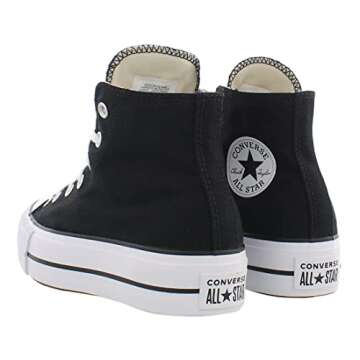 Converse Chuck Taylor All Star High-Top Platform Sneaker Black 7.5 B (M)