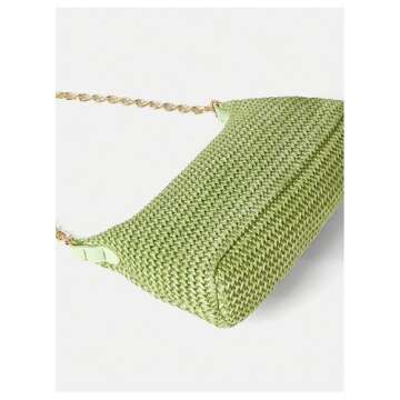 Verdusa Women's Stylish Straw Tote Handbag for Summer