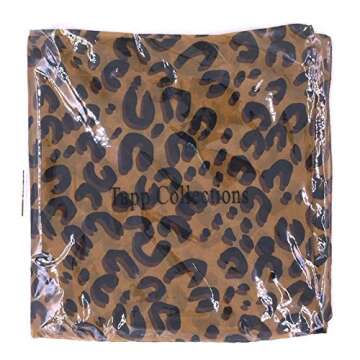 Stylish Leopard Print Infinity Scarf for All Occasions