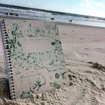 Decomposition Everglades College Ruled Spiral Notebook - 9.75 x 7.5 Journal with 160 Lined Pages - 100% Recycled Paper - Notebooks for School Supplies, Home & Office - Made in USA