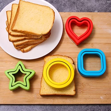 Stainless Steel Sandwich Cutter Set for Fun Kids Lunches