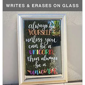 KASSA Neon Chalk Markers - Vibrant & Erasable Colors for All