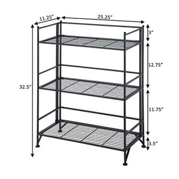 Xtra Storage Shelves - Versatile 3-Tier Organizer for Any Room