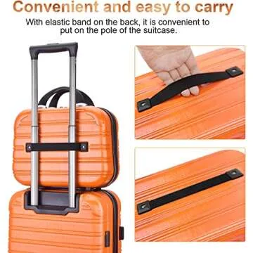 Lightweight Hard Case 2 Piece Luggage Set with Wheels